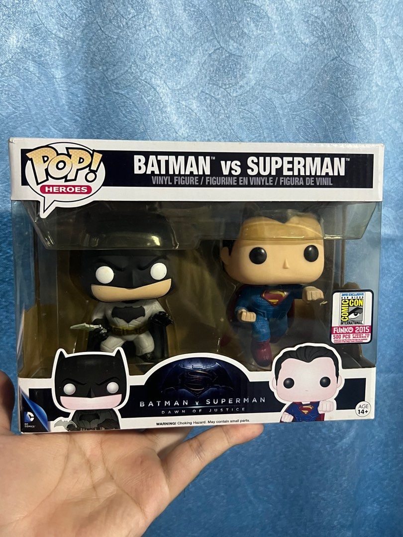 CLEARANCE] Funko POP! Batman vs Superman [First to Market) 2 Pack, Hobbies  & Toys, Toys & Games on Carousell