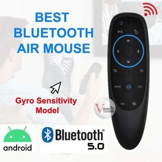 G10 Bluetooth 5.0 Gyro Sensitivity Air Mouse Remote Controller for Andriod Smart TV Box Computer Laptop
