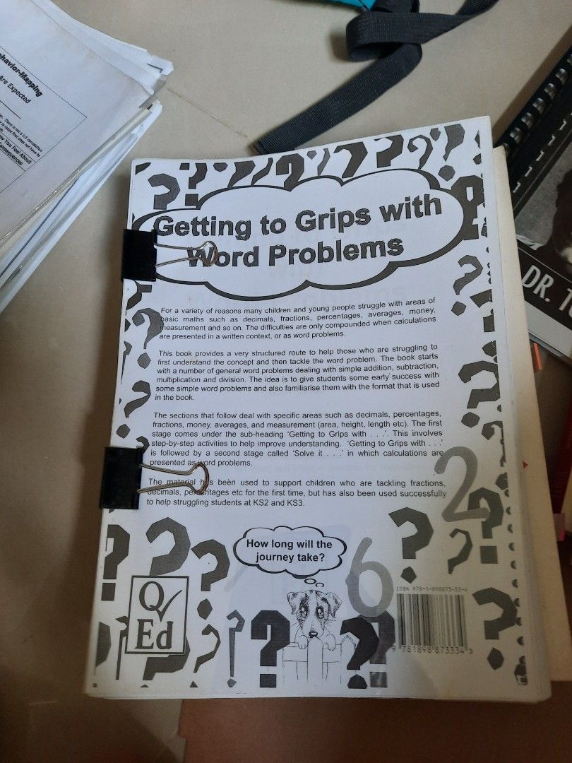 Getting to grips with word problem, Hobbies & Toys, Books & Magazines