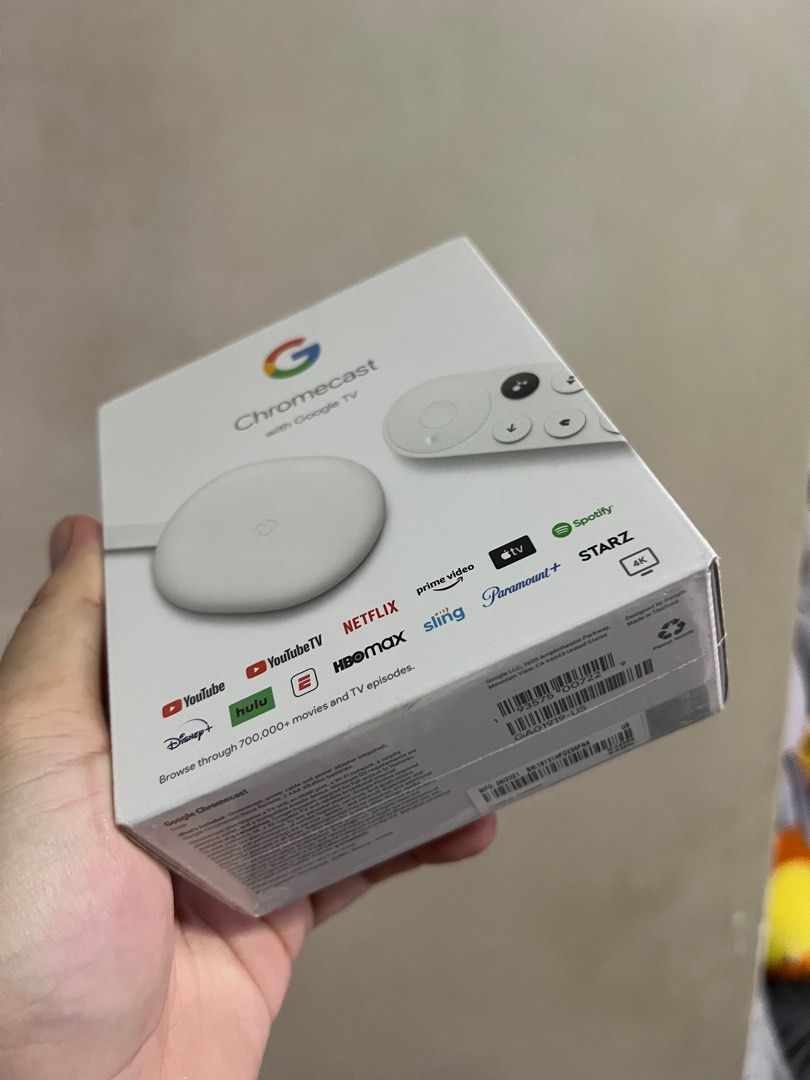 Google Chromecast 4th Gen with Google TV, TV & Home Appliances, TV