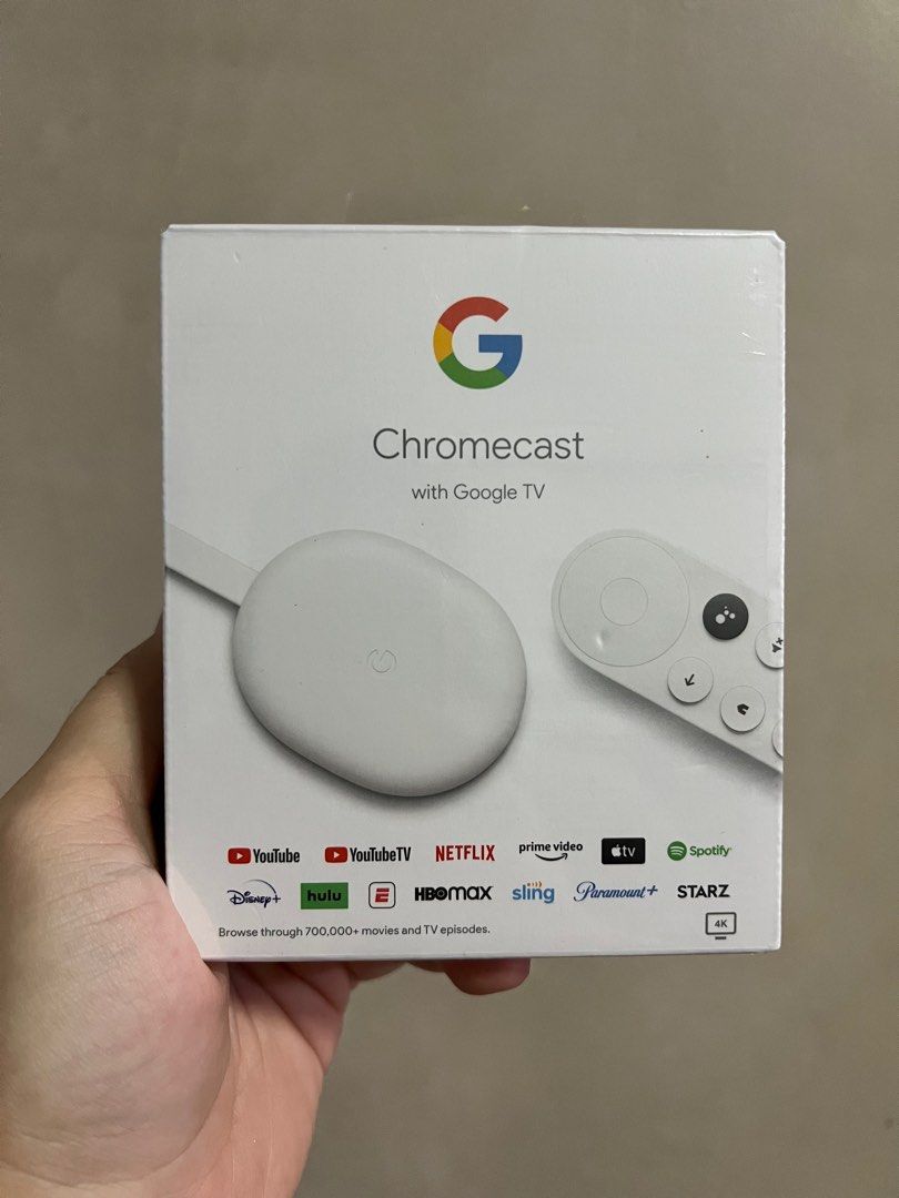 Google Chromecast 4th Gen with Google TV, TV & Home Appliances, TV
