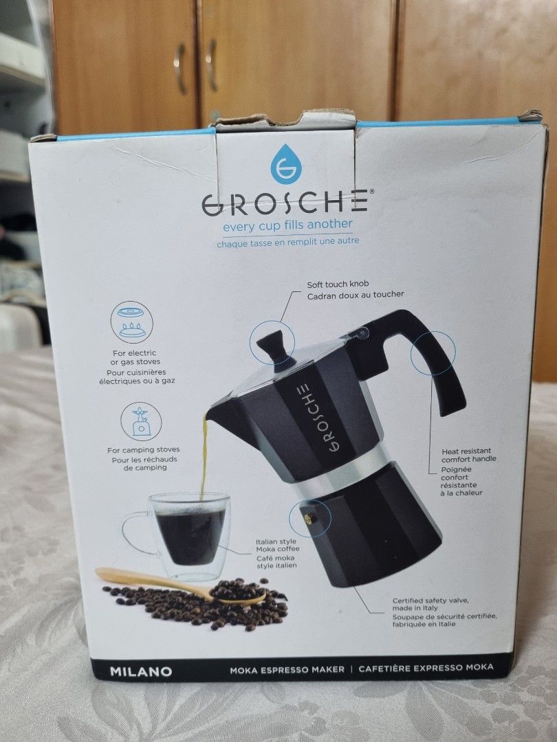 Grosche Espresso Coffee Maker, TV & Home Appliances, Kitchen Appliances