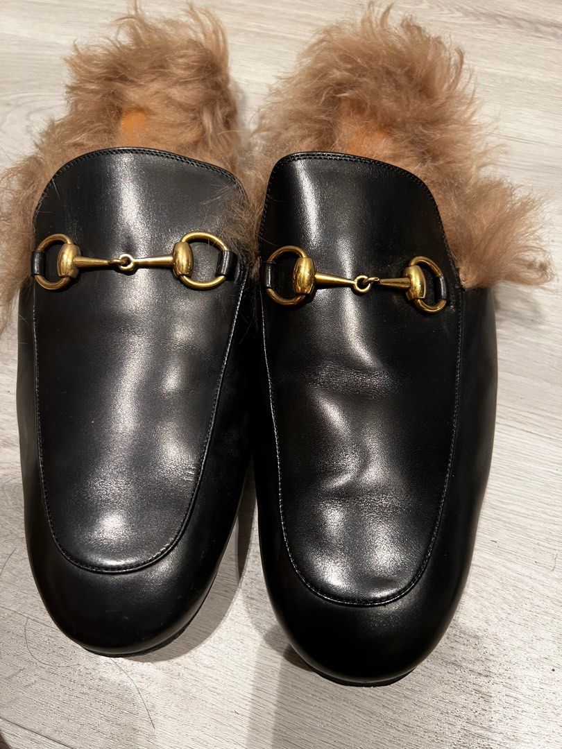 Gucci Princeton Fur Loafers Luxury Sneakers Footwear on Carousell