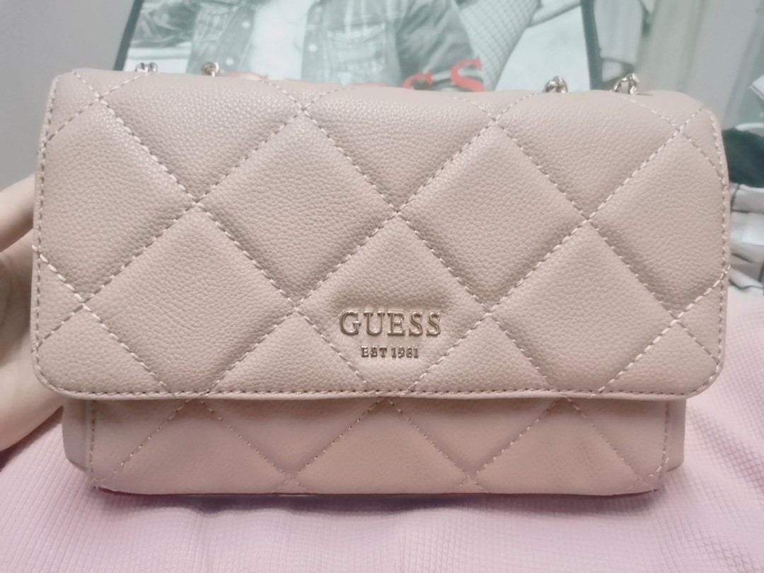 GUESS FANTINE CONVERTIBLE CROSSBODY FLAP, Women's Fashion, Bags & Wallets,  Shoulder Bags on Carousell