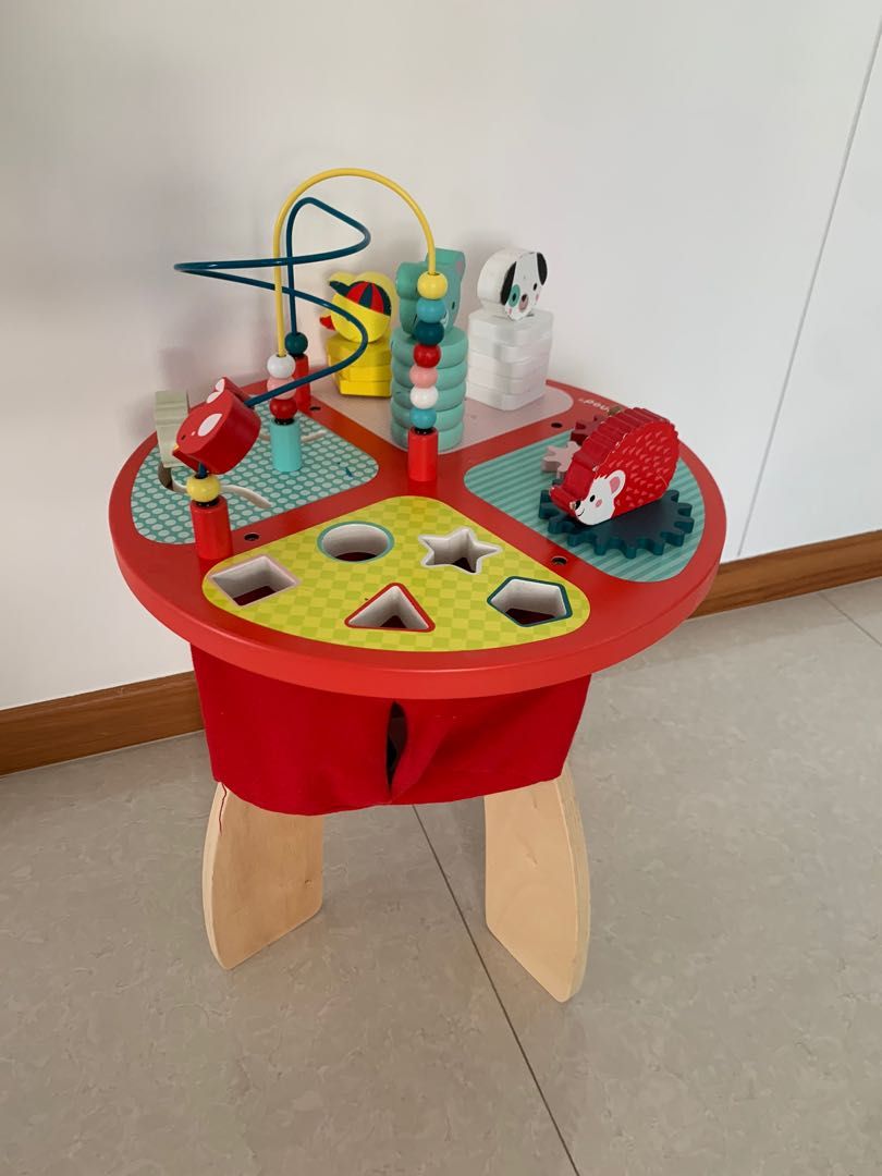 Hape play table. Babies Kids Infant Playtime on Carousell