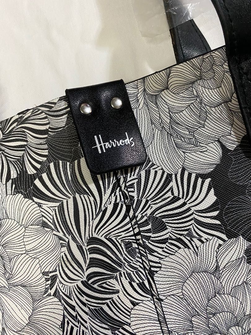 HARRODS FLORAL TOTE BAG, Women's Fashion, Bags & Wallets, Tote Bags on