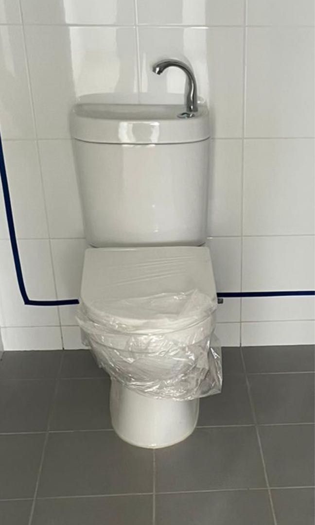 HDB BTO Toilet Bowl dismantled x2, Furniture & Home Living, Bathroom