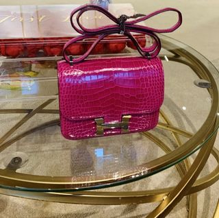 Gloss - Like new condition Hermes lindy 26 5P bubblegum pink Phw