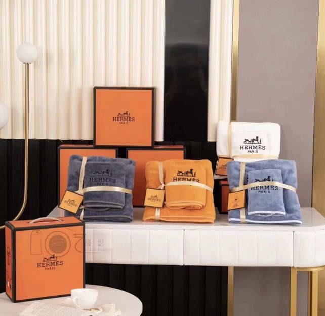 Hermes towel set store