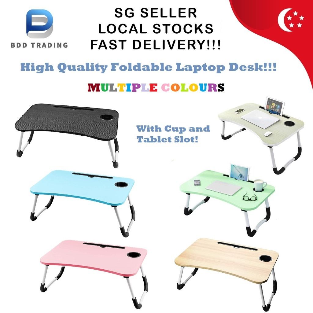 High Quality Multipurpose Foldable Table Portable Laptop Desk PC Bed