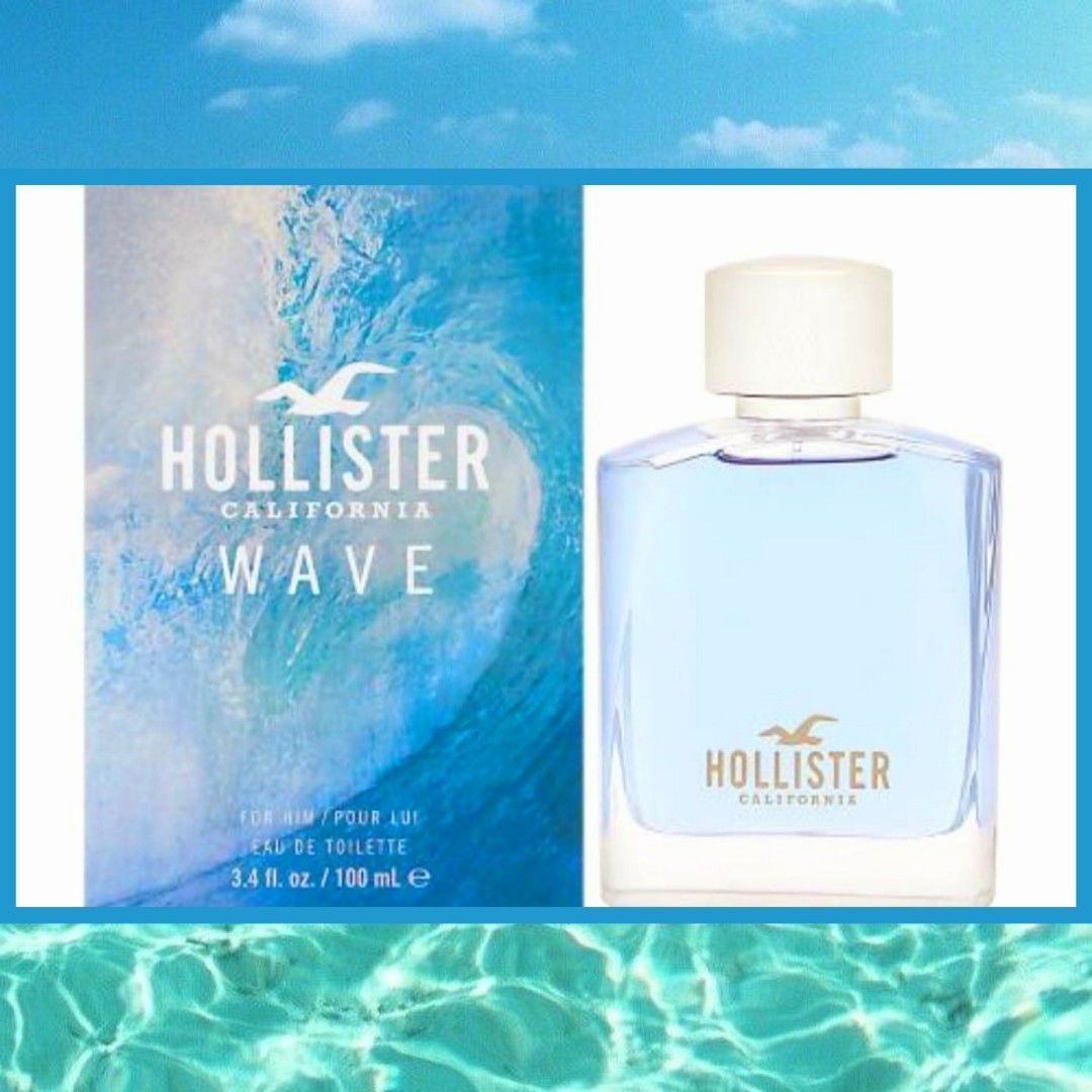 Hollister Wave 2 Eau de Toilette Spray for Men, 3.4 Oz : : Beauty  & Personal Care