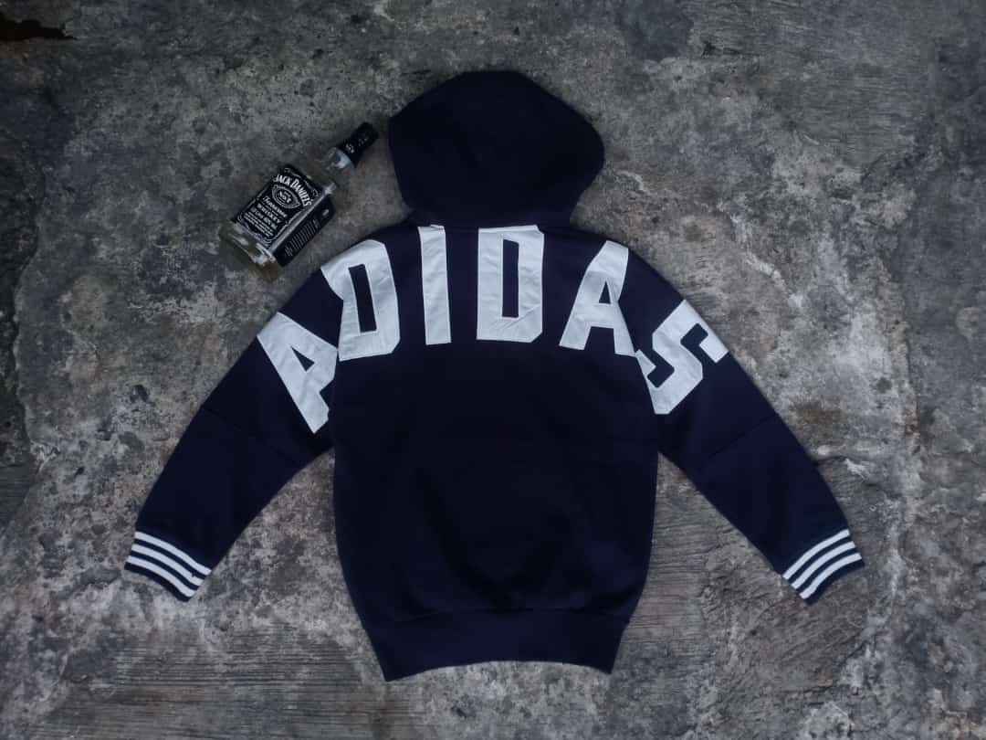 Adidas center logo hoodie discount