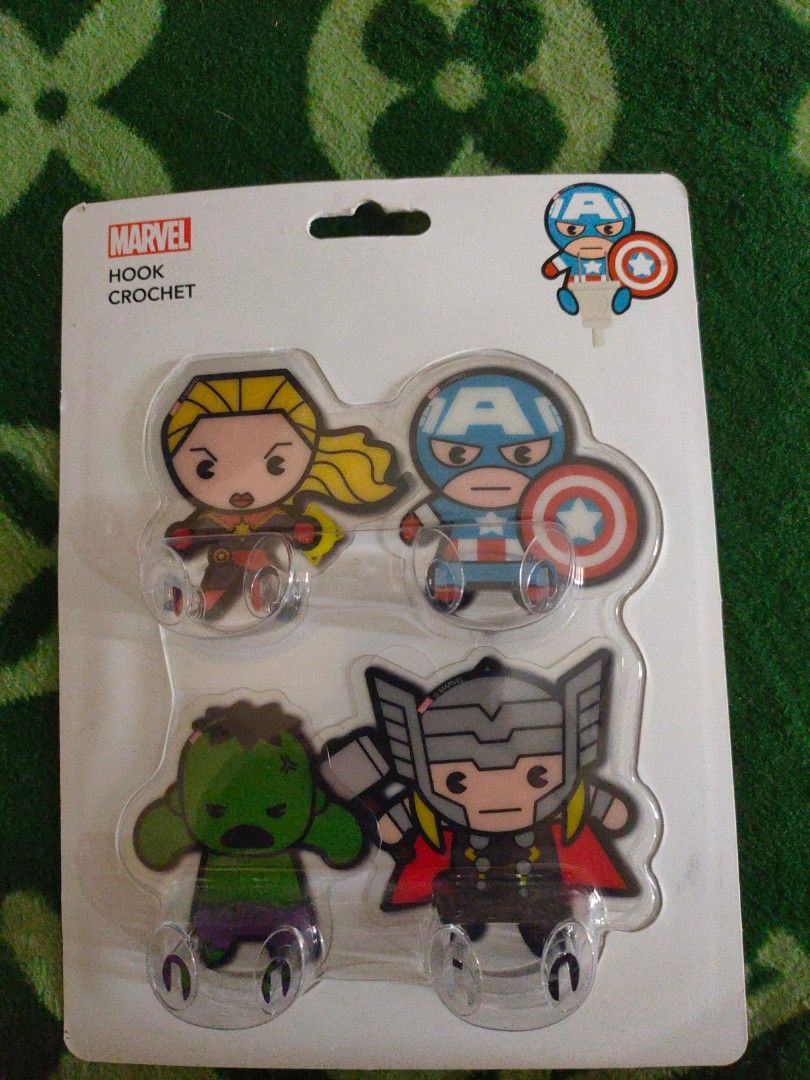 HOOK CROCHET MARVEL MINISO NEW ORIGINAL, Perabotan Rumah di Carousell