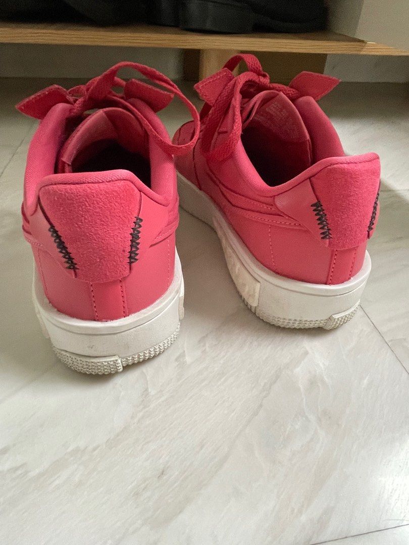 Hot Pink Nike Air Force 1 Women s Fashion Footwear Sneakers on