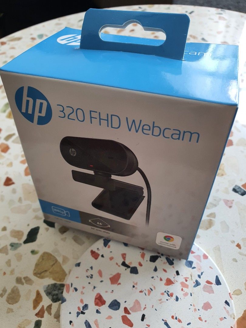 HP 320 FHD Webcam on Computers Tech, (Brand Webcams & Accessories, Parts & in Seal New Box), Carousell