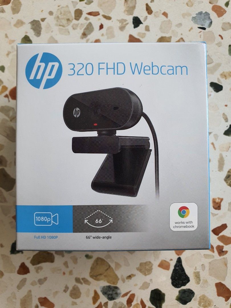 HP 320 FHD & (Brand Parts Webcam Carousell Tech, Webcams in Box), Seal & Accessories, Computers on New