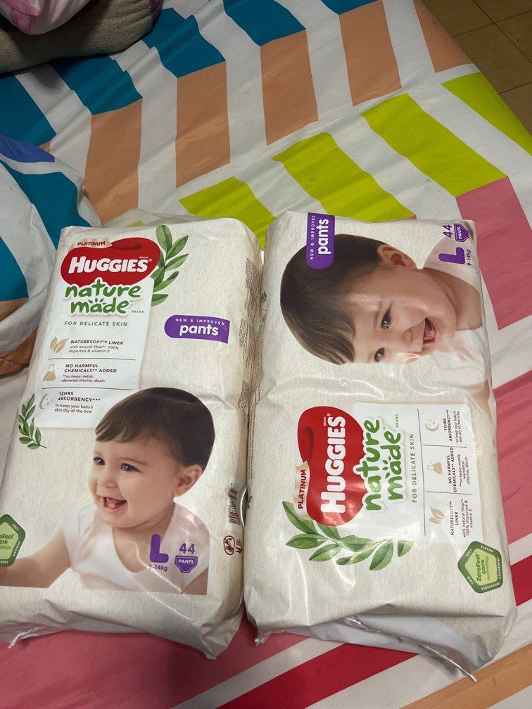 Huggies Diaper Pants L size, Babies & Kids, Bathing & Changing, Diapers