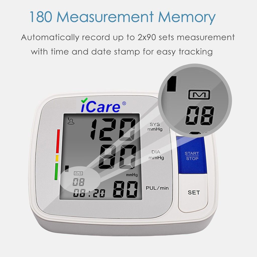 Icare large display blood pressure monitor BP, Health & Nutrition, Medical Supplies & Tools on