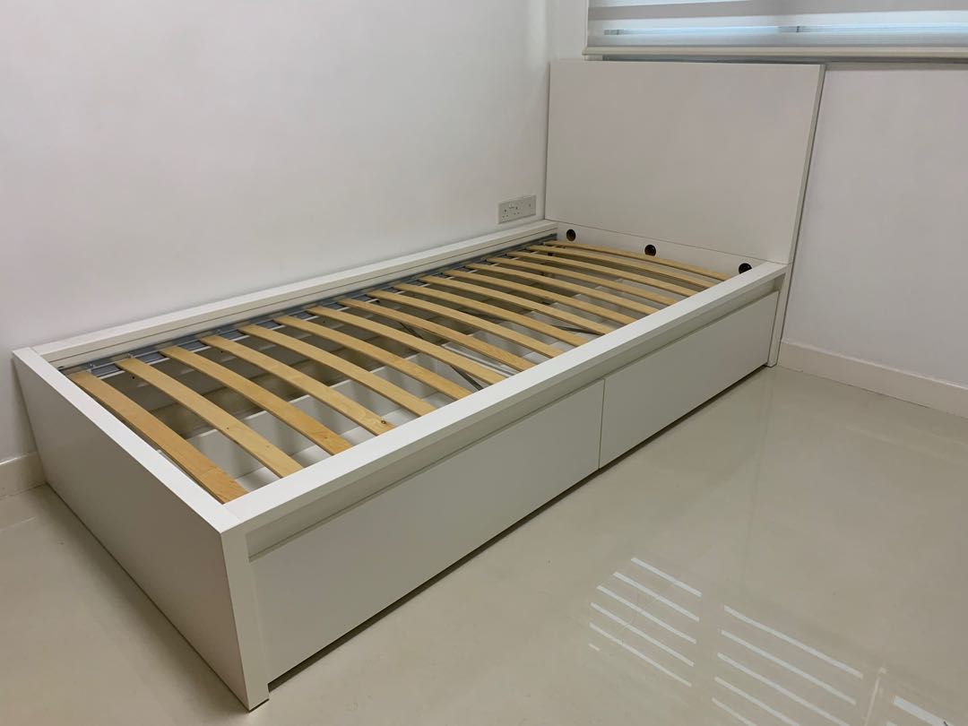 Ikea Single Bed Frame (include delivery and assembly), Furniture & Home