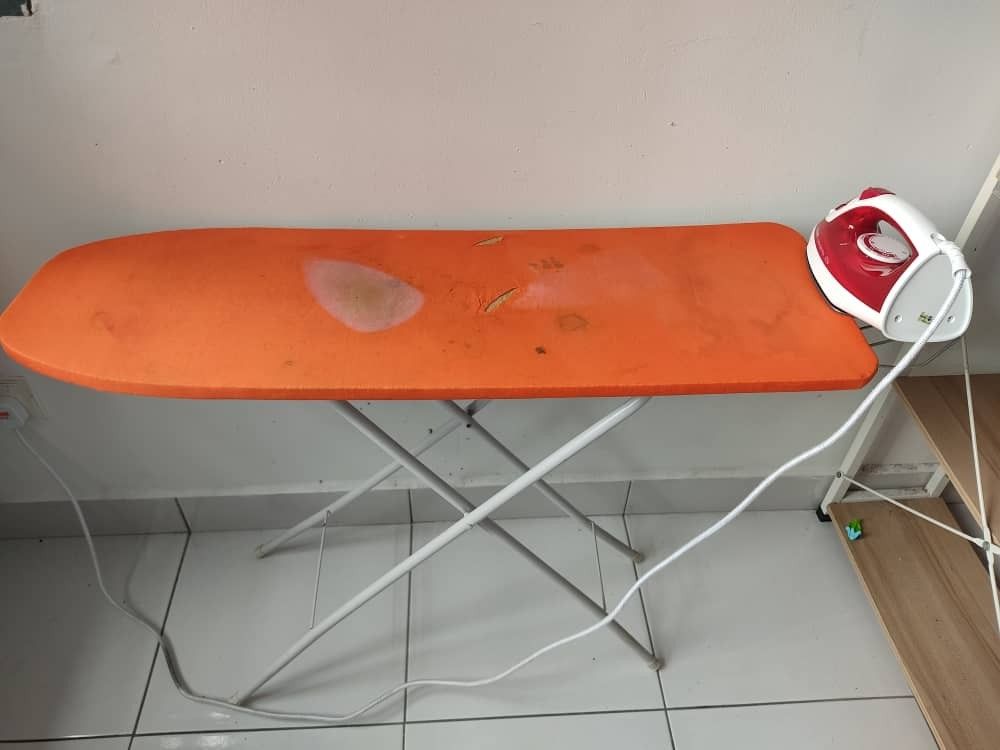 Iron board Ironing board, Furniture & Home Living, Cleaning & Homecare