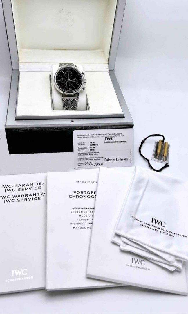 IWC PORTOFINO CHRONOGRAPH 42mm Luxury Watches on Carousell