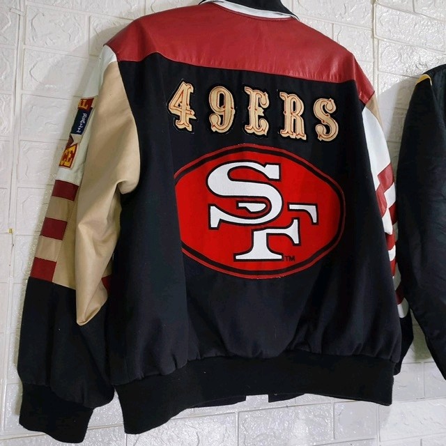 Rare San Francisco 49ers Jeff Hamilton Leather Jacket (L) – Retro  Windbreakers
