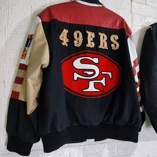 SAN FRANCISCO 49ERS LEATHER JACKET – Jeff Hamilton Shop