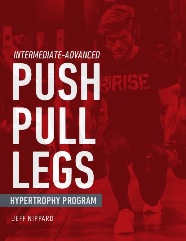 Program push best sale pull legs