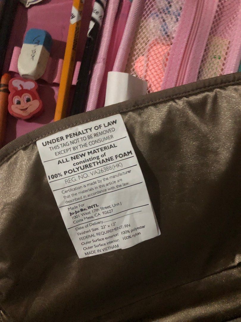 Jujube changing pad (Category: Changing Mats & Accessories) located in Manila. Submitted by cfinela (Listing ID 1195162950, Image 2). Description: From Jujube Be Classy Never used .