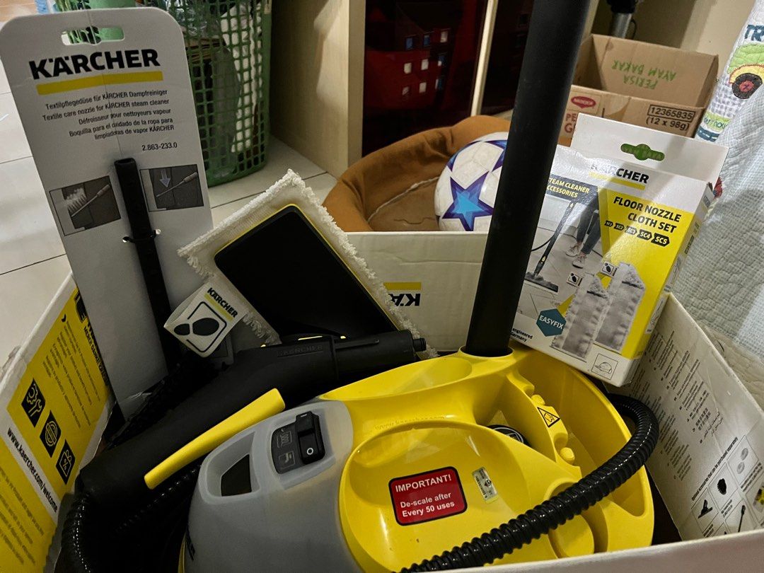 Karcher Steam Cleaner SC4 easyfix, Furniture & Home Living, Cleaning