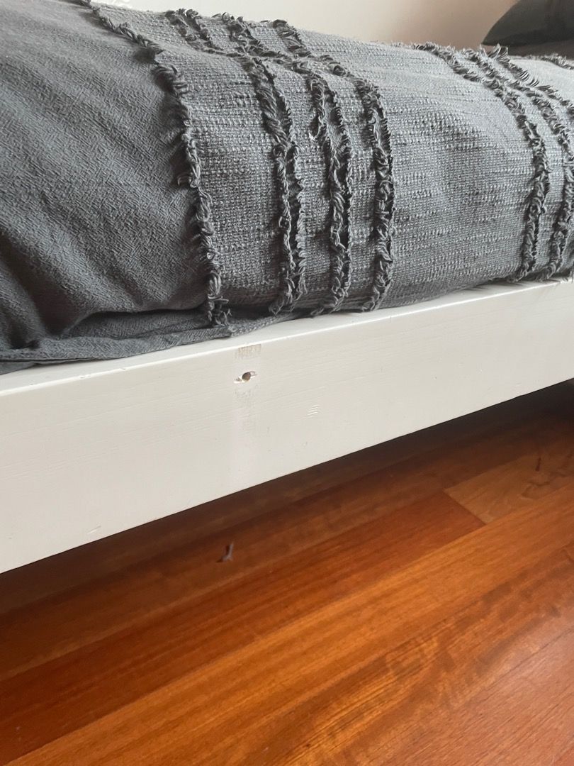 king single bed frame with mattress, Furniture & Home Living, Furniture