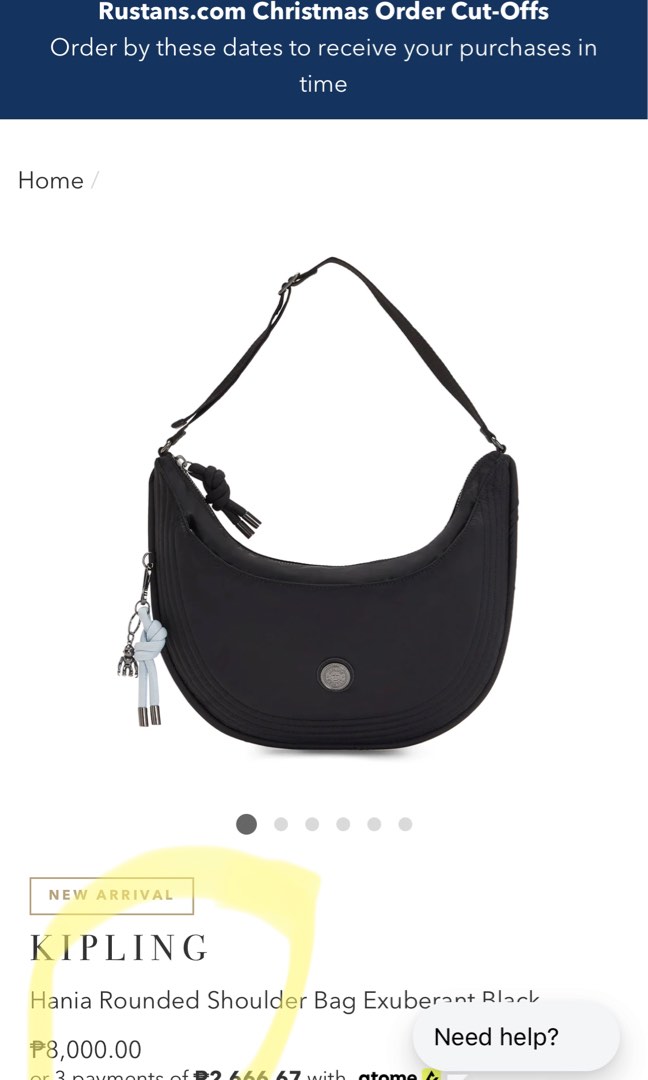 Kipling Hania bag, Women's Fashion, Bags & Wallets, Shoulder Bags on ...