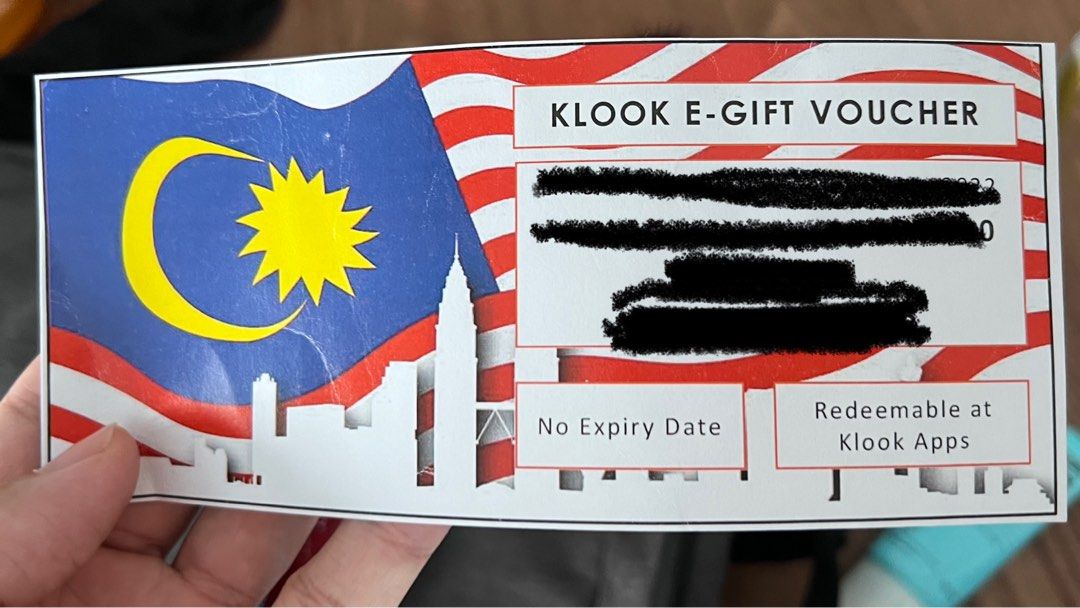 Klook voucher , Klook egift voucher, Tickets & Vouchers, Vouchers on