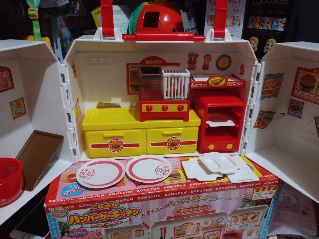 Konapun Hamburger Kitchen, Hobbies & Toys, Toys & Games on Carousell