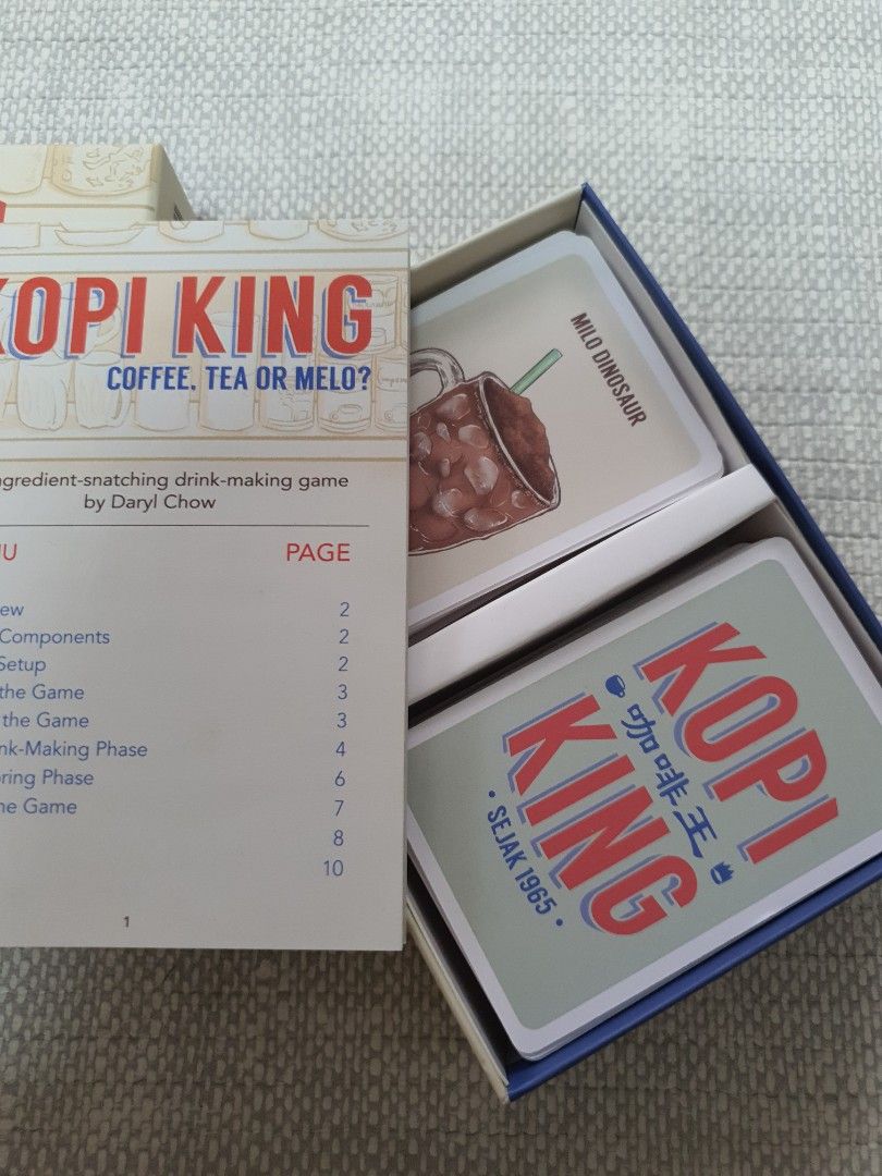Kopi King card game, Hobbies & Toys, Toys & Games on Carousell