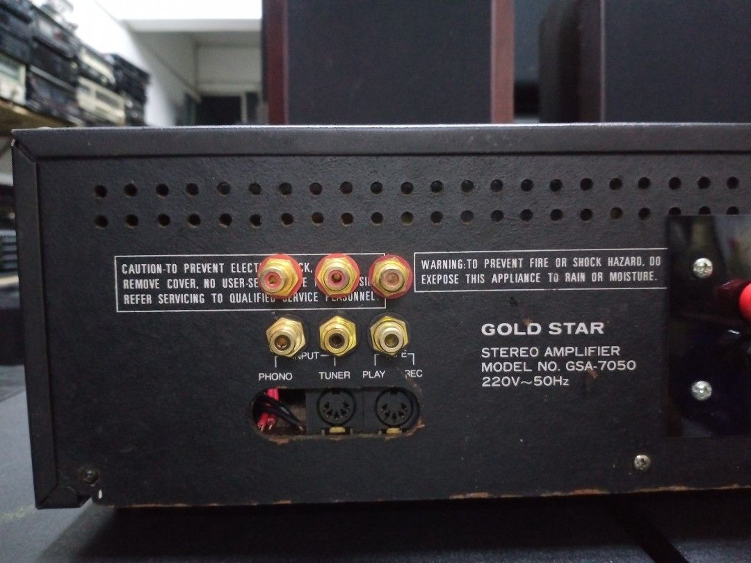 Ku goldstar Vu stereo amp vintage, Audio, Soundbars, Speakers