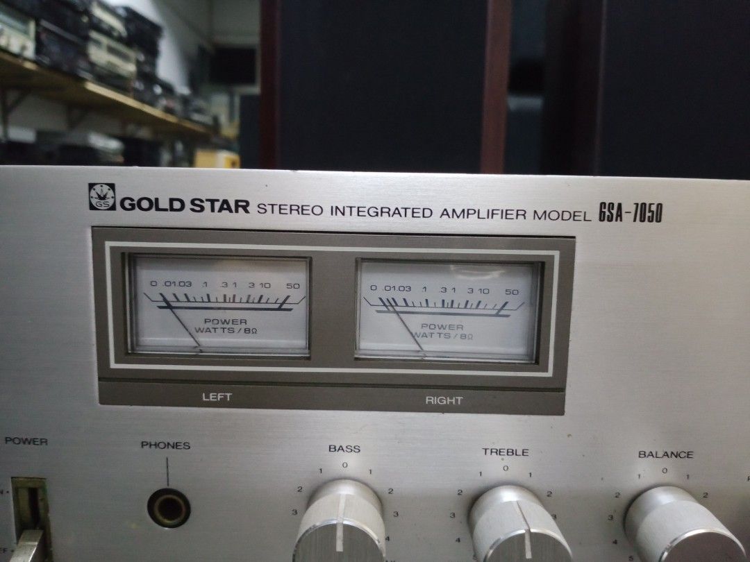 Ku goldstar Vu stereo amp vintage, Audio, Soundbars, Speakers