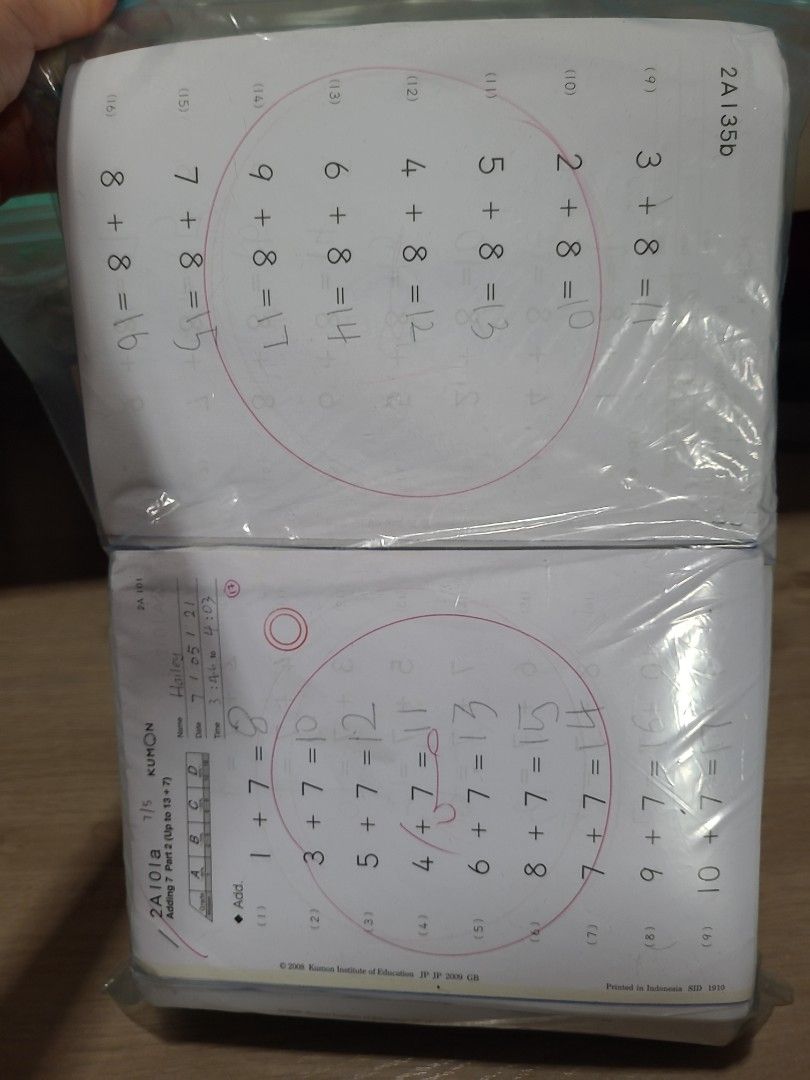 Kumon maths worksheets, Hobbies & Toys, Books & Magazines, Assessment