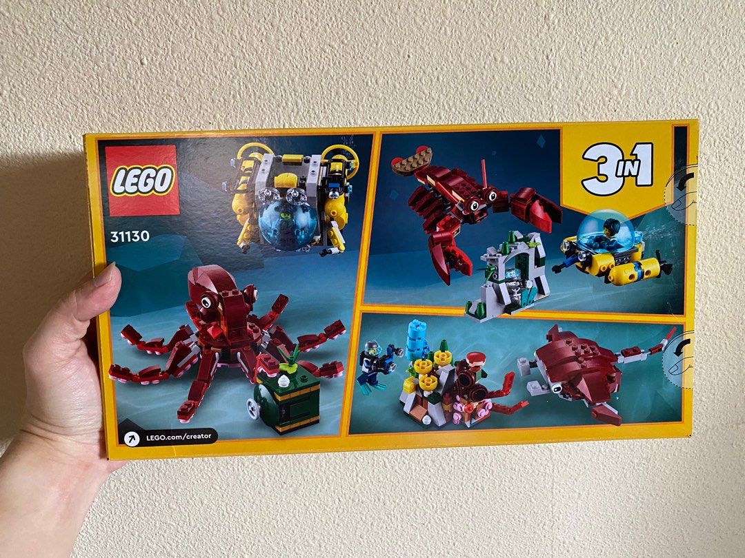 Lego 31130 Creator 3in1 Sunken Treasure Mission, Hobbies & Toys, Toys &  Games on Carousell