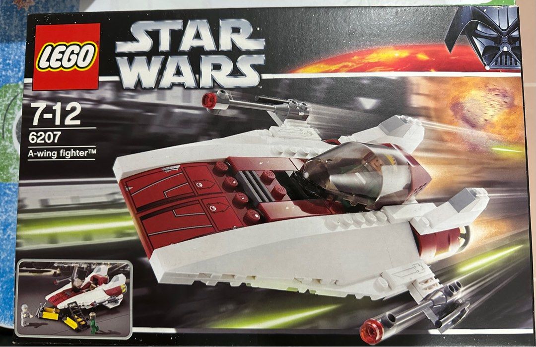 Lego 6207 Star Wars A-wing fighter, 興趣及遊戲, 玩具& 遊戲類