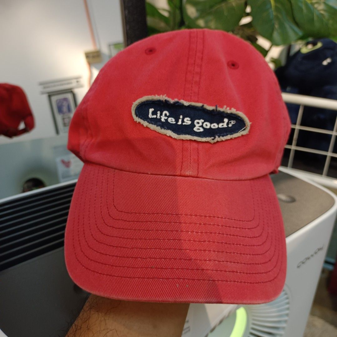 LIFE IS GOOD ADJUSTABLE HAT, Men's Fashion, Watches & Accessories