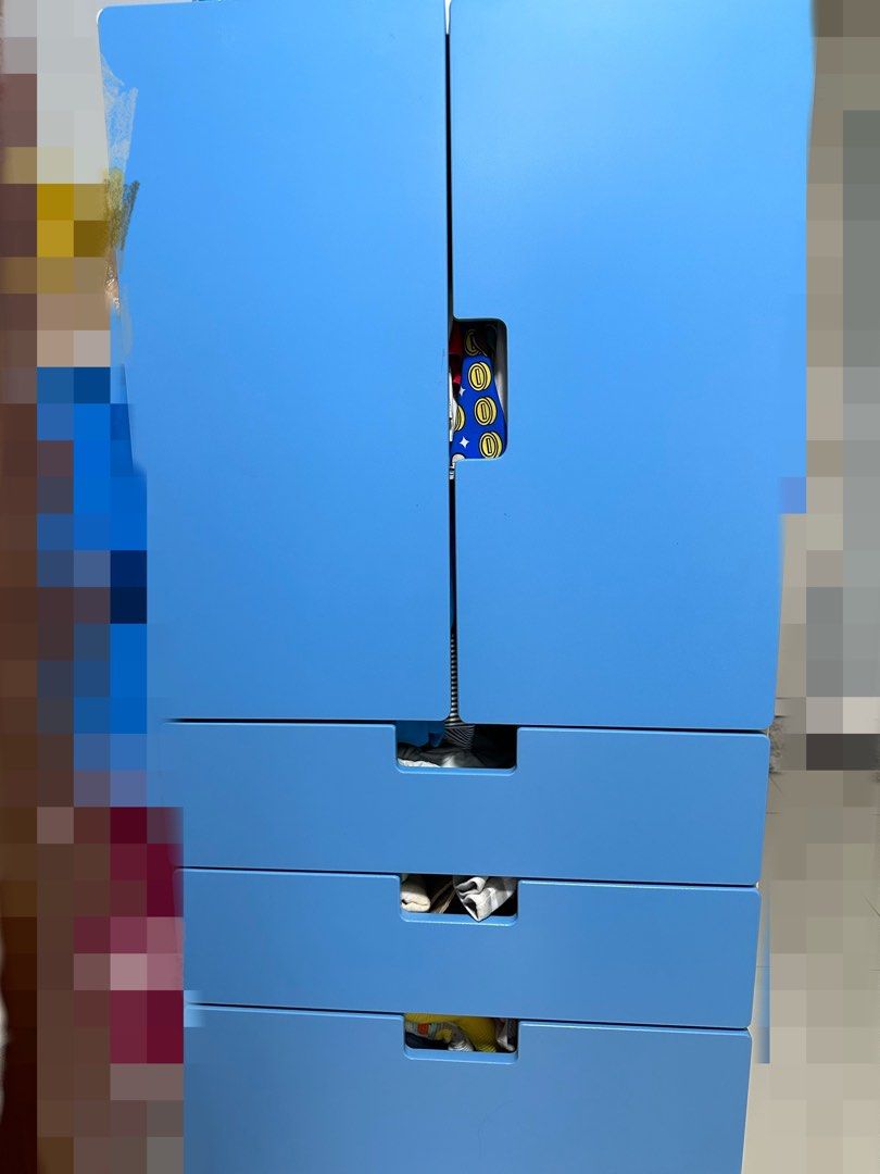 Lightly used Ikea children wardrobe, Furniture & Home Living