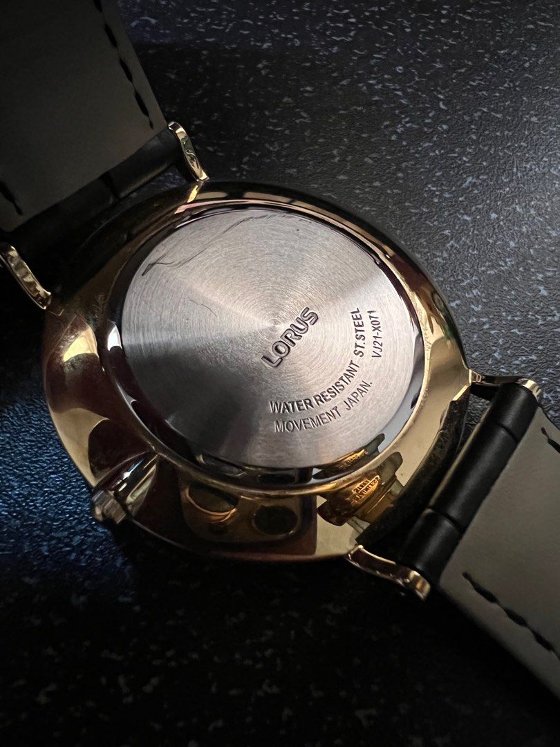 Lorus Brown Polyethylene Dress Watch