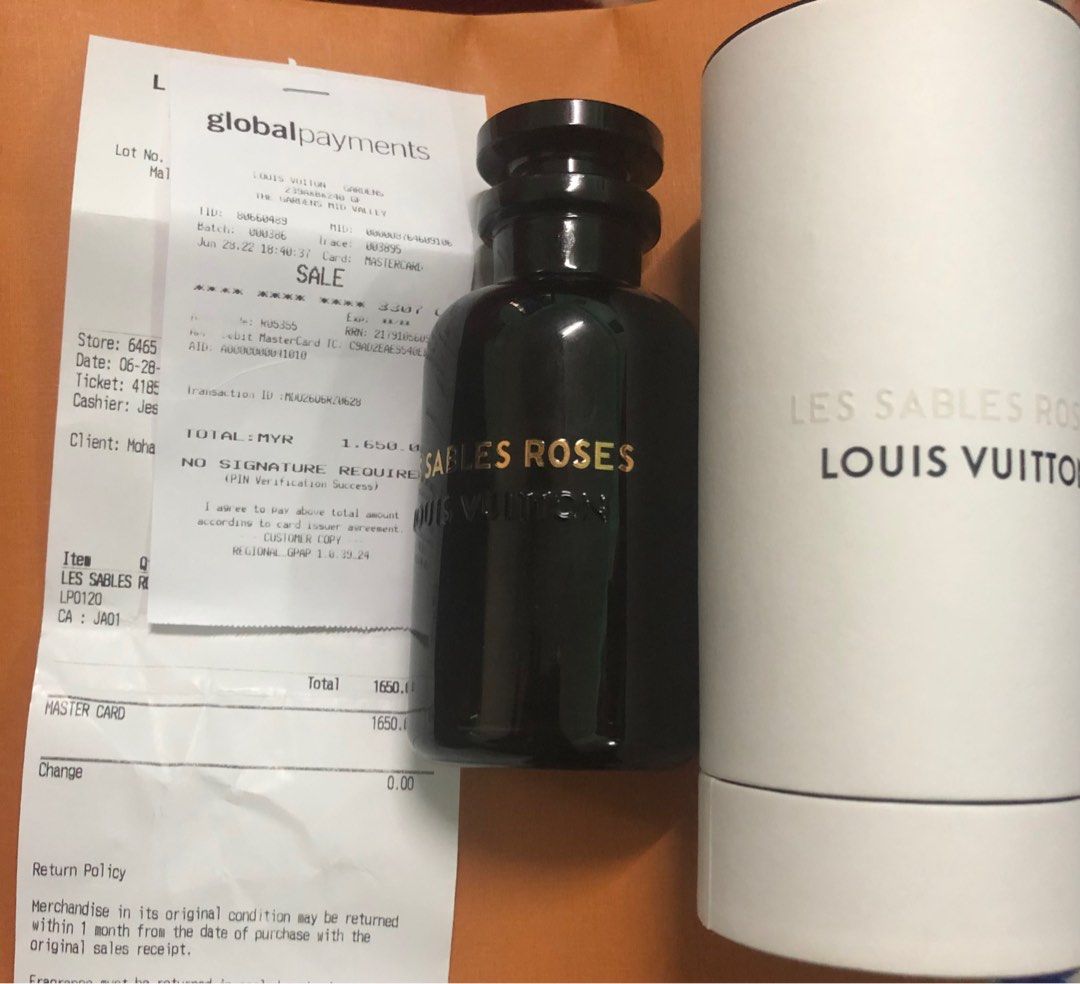 LOUIS VUITTON LES SABLES ROSE / 5 ML ORIGINAL, Beauty & Personal Care,  Fragrance & Deodorants on Carousell