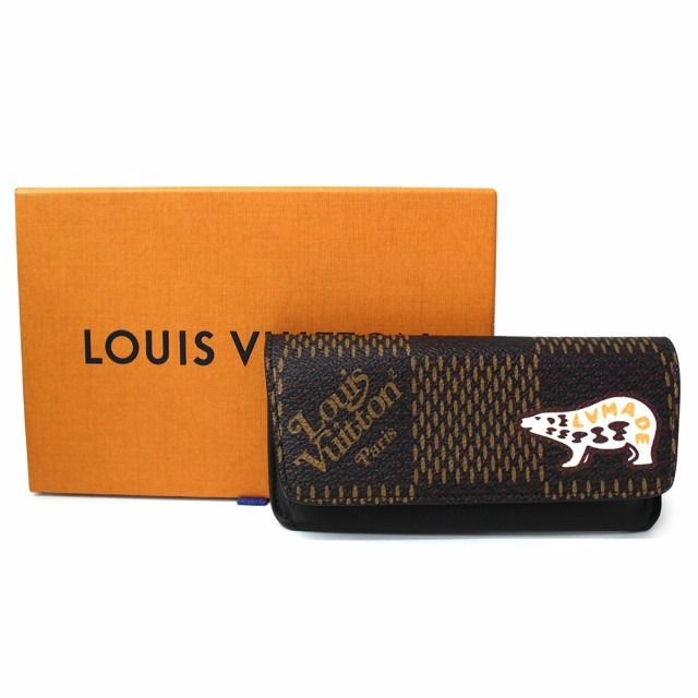 Louis Vuitton x Nigo Sunglasses Case Damier Ebene Giant Brown in