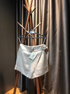 Love Bonito Aida Linen Wrap Skort