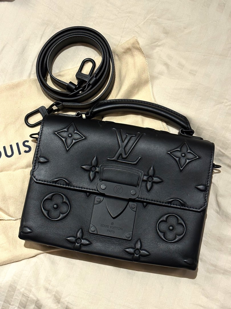 Louis Vuitton Ambassadeur Bag Monogram Seal Leather PM