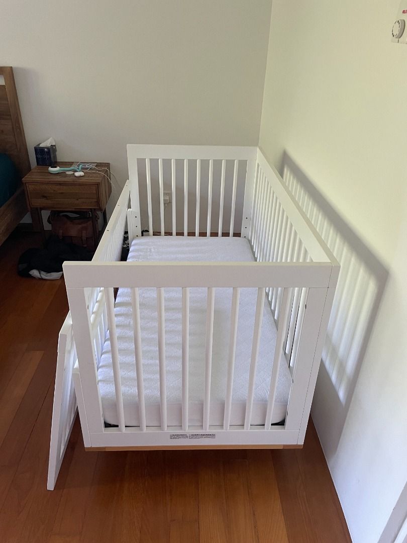 Marley Crib and Conversion Kit Mattress Included ALL EXCELLENT CONDITION Babies Kids Baby Nursery Kids Furniture Cots Cribs on Carousell
