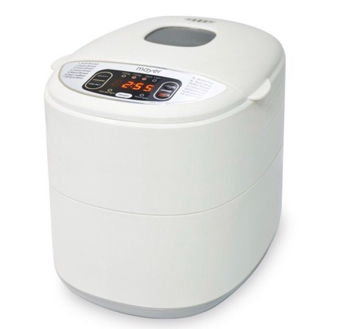 Mayer Bread Maker (Category: Breadmakers) located in Singapore. Submitted by nariko.gem (Listing ID 1195146764, Image 2). Description: https://www.mayer.sg/mayer-750g-bread-maker-mmbm12.html Lightly used less than 5 times, still like new. .