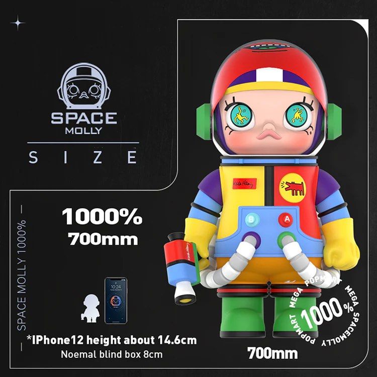 新発売】 MEGAコレクション 1000%SPACE MOLLY ×KEITH HARING スペース ...